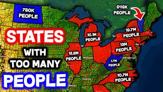 Why 50 of Americans Live in these 9 OVERCROWDED States [upl. by Rinaldo]