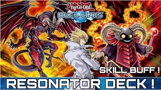 Resonator Deck   Amazing Skill Buff   The KING is Back  YuGiOh Duel Links [upl. by Miarzim]