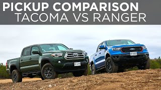 2022 Nissan Frontier vs Toyota Tacoma  One of These Trucks Has a New Clever Feature You’ll Want [upl. by Eilegna]