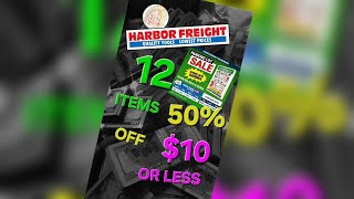 12 Items Half Price Under 10 at Harbor Freights Parking Lot Sale [upl. by Noemi110]