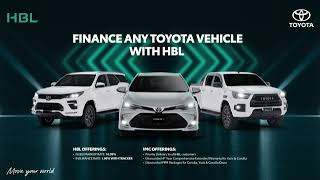 Drive Your Dream Car Today with Toyota Pakistan and HBL [upl. by Tumer]