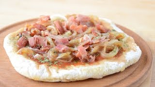 Receta de pizzeta de papa  Alicante Sabores Naturales [upl. by Berke587]