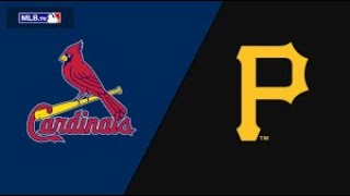 St Louis Cardinals vs Pittsburgh Pirates LIVE STREAM  Live PlaybyPlay Fan Reaction  LIVE MLB [upl. by Garlinda]