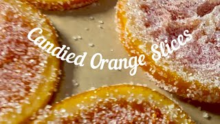 Candied oranges 🍊 cookwithsheeba candies candied candiedfruit dessert desserttime [upl. by Joao]