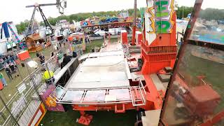 David Taylors Booster Maxx  On Ride POV Knutsford May Day Fair 2024 [upl. by Petes390]