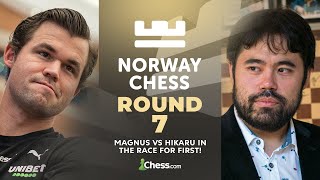 Magnus vs Hikaru With 3 Wins In A Row Can Magnus Make It 4 Norway Chess 2024 Rd 7 [upl. by Kettie813]