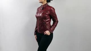 Damen Lederjacke Derby [upl. by Jenness369]