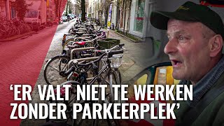 Parkeerplekken maken plaats voor fietsnietjes in De Pijp [upl. by Ume]