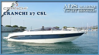 Cranchi 27 CSL by ADS Marine [upl. by Eirellav143]