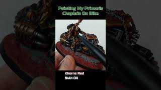 Painting A Primaris Chaplain On Bike Abridged  warhammer40k spacemarines 40k [upl. by Lanti183]