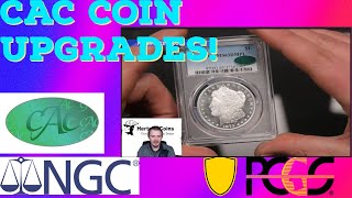 CAC GRADING Unboxing HUGE UPGRADES PCGS amp NGC Coin Submissions for Green amp Gold CAC Stickers [upl. by Eipper]