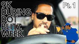 9K Gross During DOT Blitz Week amp How It Went  Spent 1680 on Fuel 🤯  Real Life Hotshot OTR Vlog [upl. by Ecissej606]