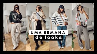 VLOG LOOKS REAIS QUE USEI ESSA SEMANA  Taize Gimeno [upl. by Nelleyram927]