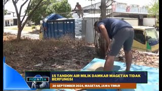 15 Tandon Air Milik Damkar Magetan Tidak Berfungsi [upl. by Aitnyc]