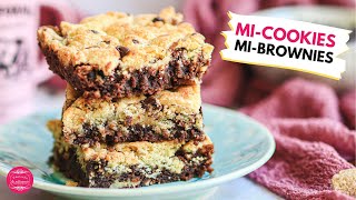 RECETTE DES BROOKIES  MICOOKIES MIBROWNIES [upl. by Shuma]