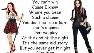 victorious give it up lyrics [upl. by Primaveria821]