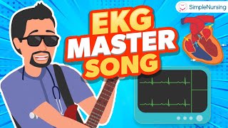 EKG Master  Mikes Memory Music for Nursing Students EKG Interpretation [upl. by Asirak]