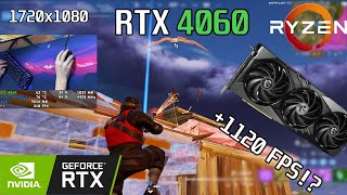 🚀 RTX 4060  Ryzen 5 5600X 🚀 1720x1080 · LOW Meshes · FORTNITE Competitive Settings [upl. by Valeda]