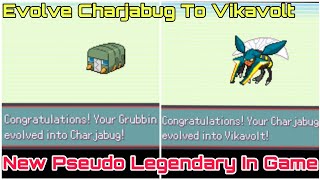 How To Evolve Charjabug To Vikavolt in Pokemon Inclement Emerald  Vikavolt New Pseudo Legendary [upl. by Nottus170]