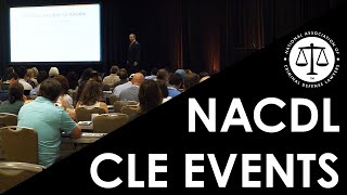 NACDL CLE Events  quotExperience Something Betterquot [upl. by Sandie]