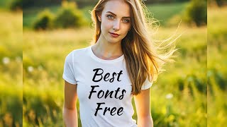 Best fonts Fonts for Photoshop Free fonts download Beautiful fonts for design Fonts for logos [upl. by Davida]