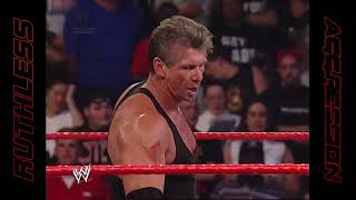 Mr McMahon vs Ric Flair  100 Ownership of WWE  WWE RAW 2002 [upl. by Lanahtan]