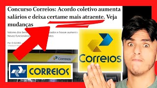 Correios fecha acordoreestruturação Absurda Salário final Médio até 14 Mil Concurso Correios [upl. by Sivrad]