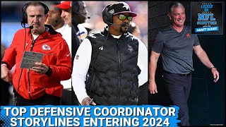 Top NFL Defensive Coordinator storylines entering 2024 [upl. by Aihsital]