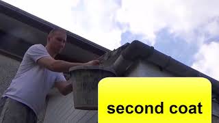 How to cement roof tiles pointing [upl. by Earahc]