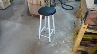 Chute De Bois Fabrication dun Tabouret datelier DIY [upl. by Norramic]