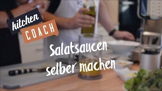 Salatsaucen selber machen  Rezept KITCHENCOACH [upl. by Estren732]