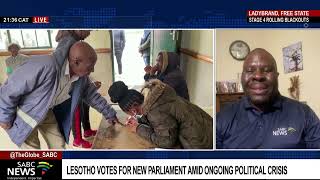 Lesotho Elections  Update on vote counting with Rapelang Radebe [upl. by Naivad845]