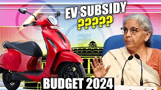 Fame 3 Subsidy Coming Or Not Mixed Opinion  Budget 2024  Electric Scooter [upl. by Fritts]