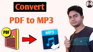 How to convert pdf to Audio book  pdf ko mp3 me kaise sune  haseenkhadouli20 [upl. by Gellman]