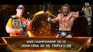 WWE 2K24 John Cena vs Triple H  WWE Championship Night Of Champions PC Gameplay [upl. by Anoniw]