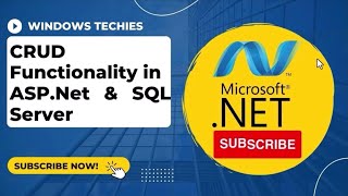 Create ASPNET Web Form Application with SQL Server Database Connection and CRUD Operations [upl. by Ormond]