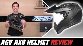 AGV AX9 Helmet Review at SpeedAddictscom [upl. by Plantagenet542]