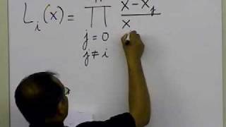 Chapter 0504 Lesson Lagrangian Interpolation  Theory [upl. by Wrench]