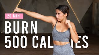 BURN 500 CALORIES with this 20 Minute Cardio Workout  HIIT Workout At Home [upl. by Bacchus]