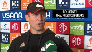 Ben Hornby Final Press Conference [upl. by Mazonson129]