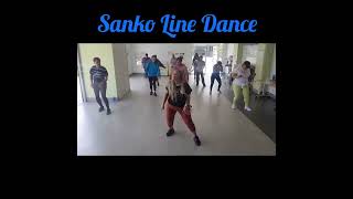 Sanko Line Dance very popular easy peasy beginner dance [upl. by Nothgiel]