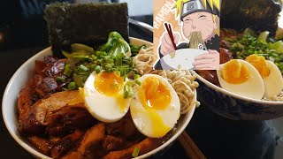 Recette Ramen au poulet  ラーメン  Chicken Ramen Par Karine Kitchen [upl. by Alliuqet]