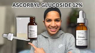 The Ordinary Ascorbyl Glucoside Solution 12 Review  Vitamin C serum for face  Researcher Explains [upl. by Gypsie889]