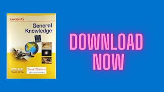 how we can download lucent general knowledge book pdf [upl. by Duer]