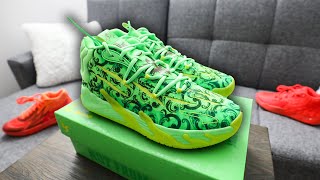 LaMelo Ball Puma MB03 Basketball Sneakers quotLaFrancequot [upl. by Rayshell]