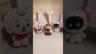 Crochet doll amigurumi RJ bt21 amp Wootteo [upl. by Phenica]