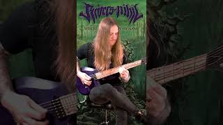 Riff of the Week 19 Rivers of Nihil  The Silent Life metal shorts guitarcover riffoftheweek [upl. by Orfield613]