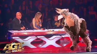 Contestant ATTACKS Simon Cowell Spits on Him and Breaks His Buzzer [upl. by Llarret]