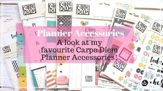 My favourite Carpe Diem A5 Planner Accessories [upl. by Eelsew]