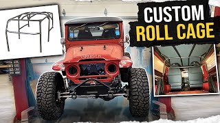 Building A Custom Roll Cage For The Rock Crawler FJ40 [upl. by Gomez]